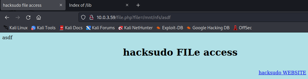 file.php asdf LFI