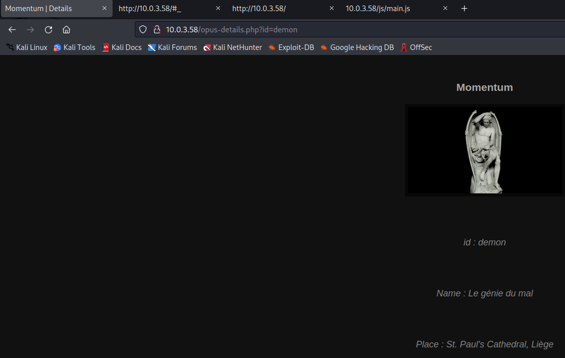 Momentum website image gallery photo demon